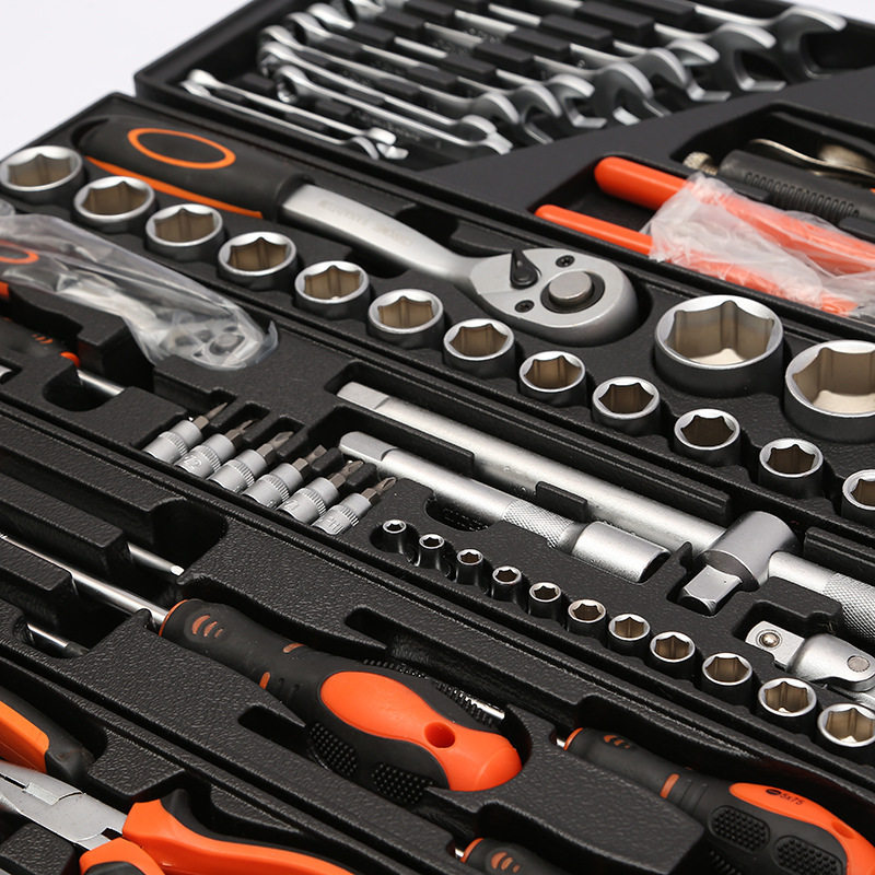 85 piezas de kit de herramientas de reparación automotriz conjunto de herramientas de hardware combinadas de minifly conjunto de reparación manual conjunto de trinquete conjunto de llave image 3