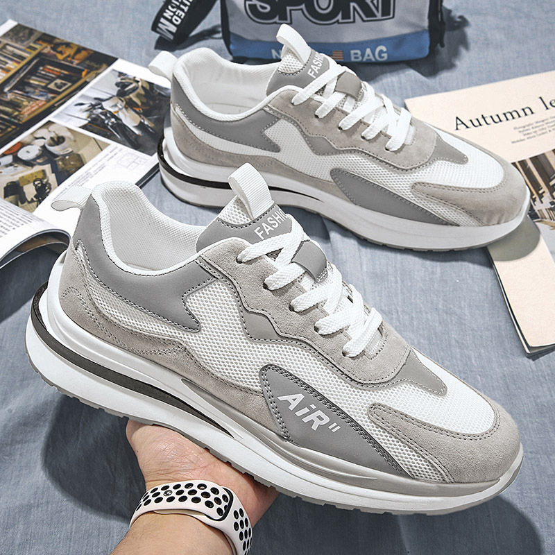 2022 Spring New Men's Casual Sneakers Trendy Korean Style Torre Shoes Low Breathable Running Shoes for College Students