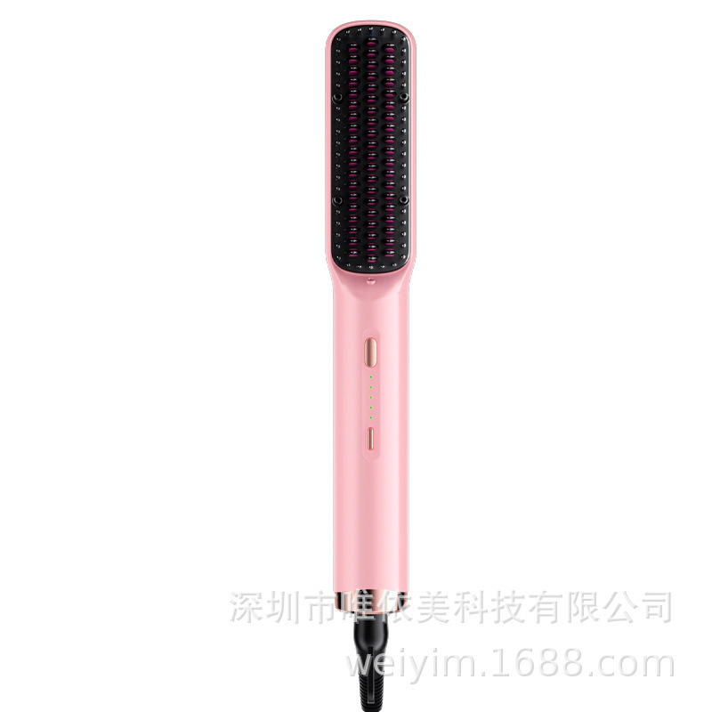 2025新款精油雾养直发梳负离子护发造型精油顺发养发电热雾化梳|undefined