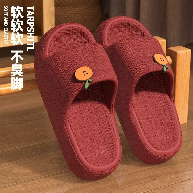 Ступать на фекалии тапочки женский летний 2025 новый интерьер дома EVA пара ванная комната противоскользящие летние тапочки мужчины носить на улице