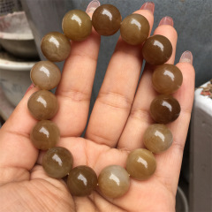 天然新疆と田玉とりあえず甘味料の美しい色の砂糖白玉の玉の手のチェーンの男女の通の金