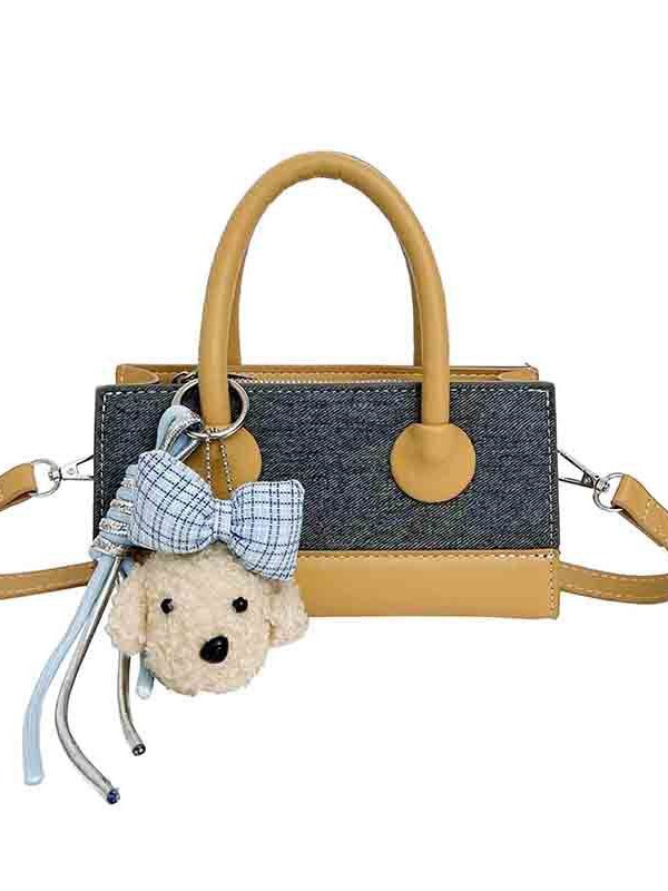Bolso de mano de alta sensación para mujeres 2026 nuevo color de moda bolso de empalme pequeño bolso de hombro de lujo pequeño bolso image 6