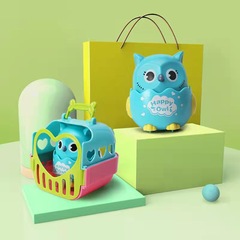 Child Press Slide Owl Cartoon Inertia Rebound Foreign Trade Kindergarten Gift Small Toy Direct Manufacturer Sale