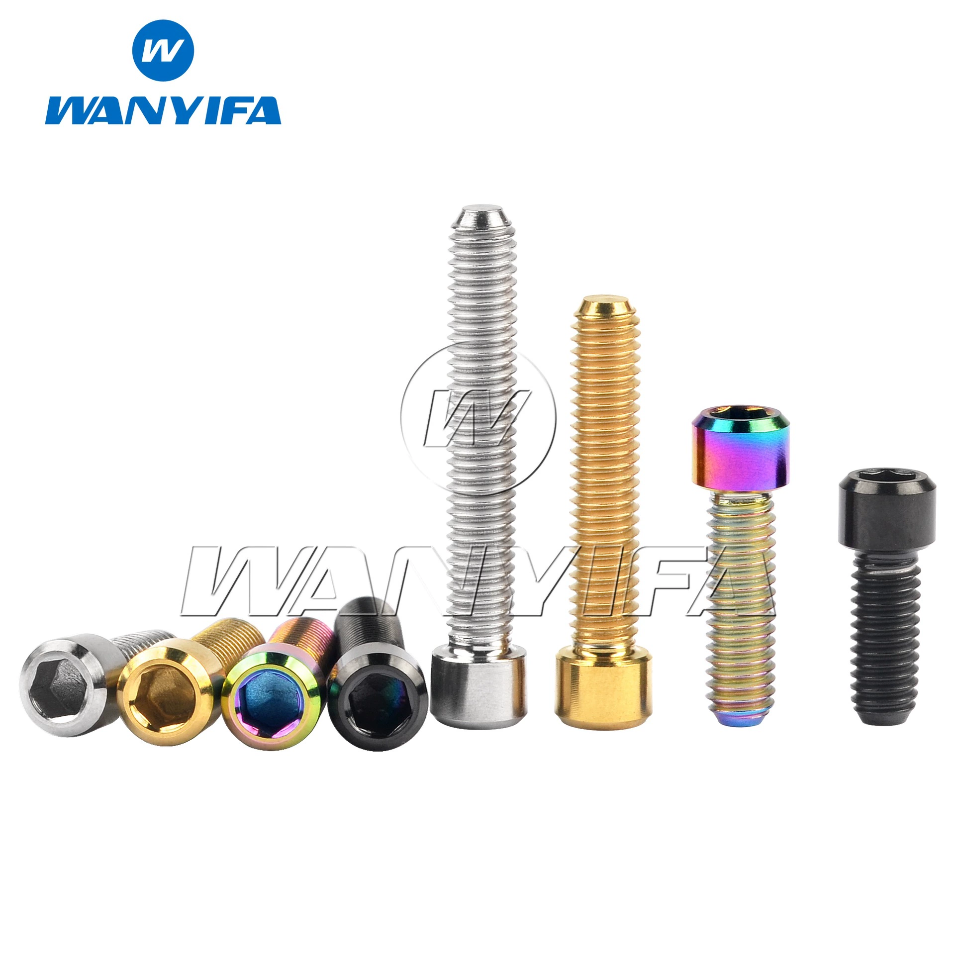 Винт Wanyifa из титанового сплава M4, передний переключатель с маленькой головкой и задний переключатель, регулировочный винт H/L, винт натяжения заднего переключателя