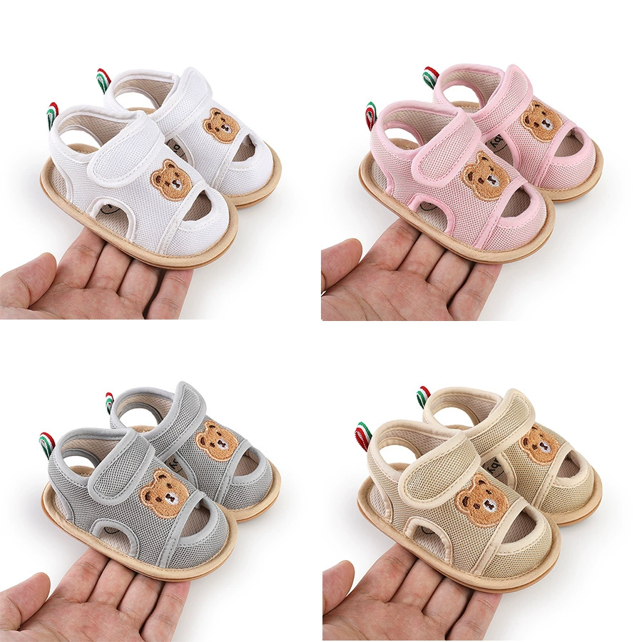 Camile летняя детская обувь для малышей детская обувь на резиновой подошве Нескользящие сандалии дышащие туфли поколение волос