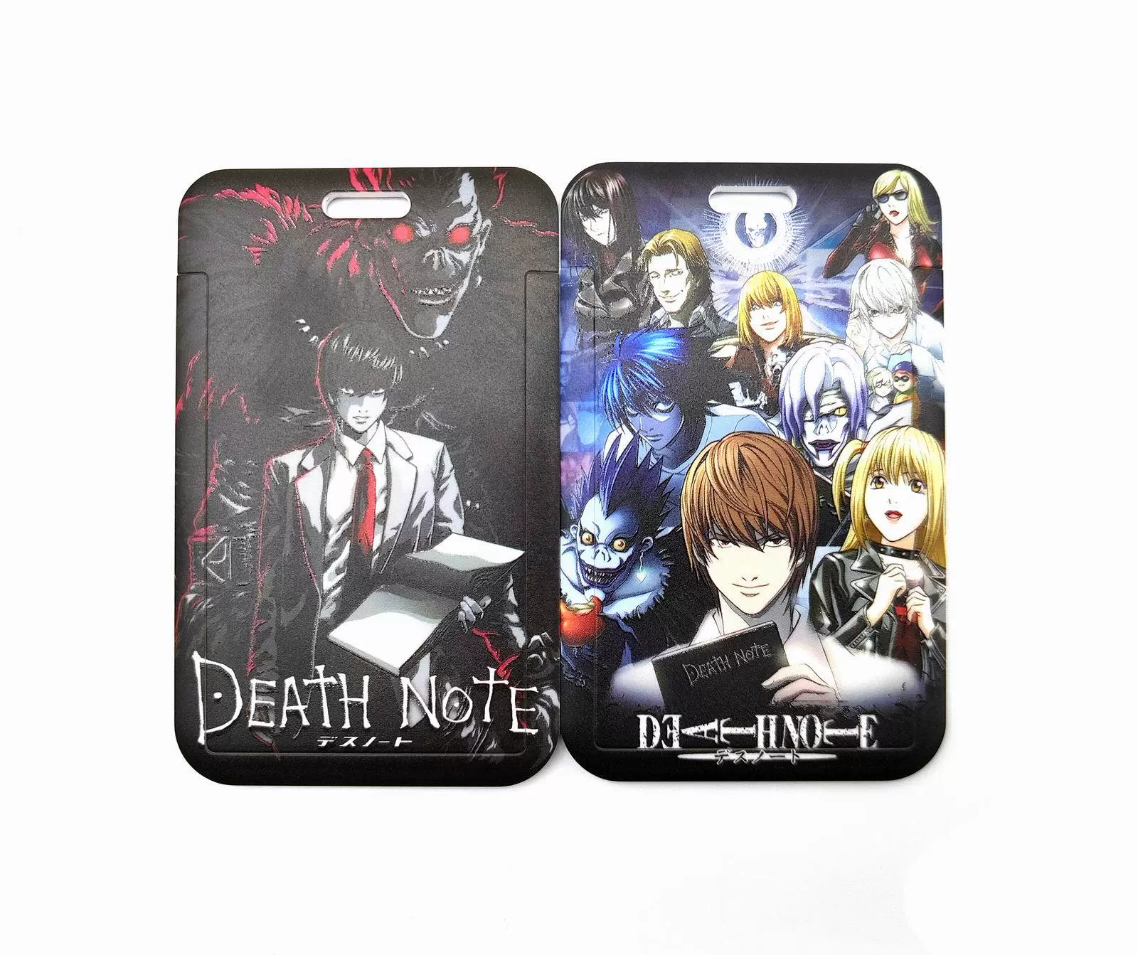 Папка/кошелек из ПВХ для карточек Death Note (Death Note) карта студента, пропуск на кампус, проездной карта доступа на завод, толчок и закрытие