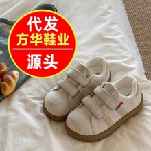 美式复古厚底鞋子女2026春季新款魔术贴学生运动鞋时尚百搭休闲鞋