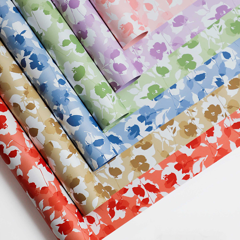 Flor de verano té de flores de alto nivel papel de embalaje floral impermeable ramo de flores materiales de embalaje de flores