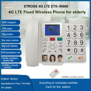 4G Беспроводная карта Телефон стационарная линия большая кнопка Home WiFi Телефон стационарная линия пожилая беспроводная стационарная линия