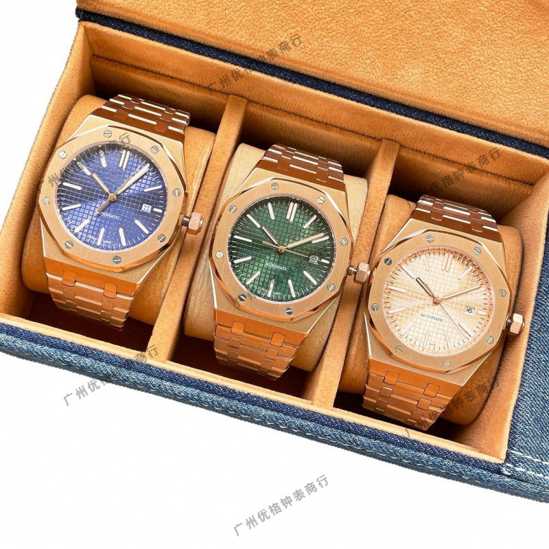 Cross-border Royal A Oak P reloj 15500 - 15400 reloj mecánico automático para hombres con correa de acero