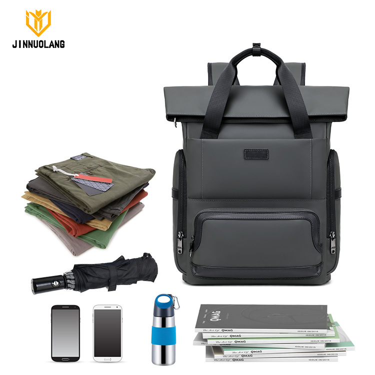 Korean style trendy laptop backpack, 2025 new style, lightweight travel bag, business trip/office bag, college student backpack