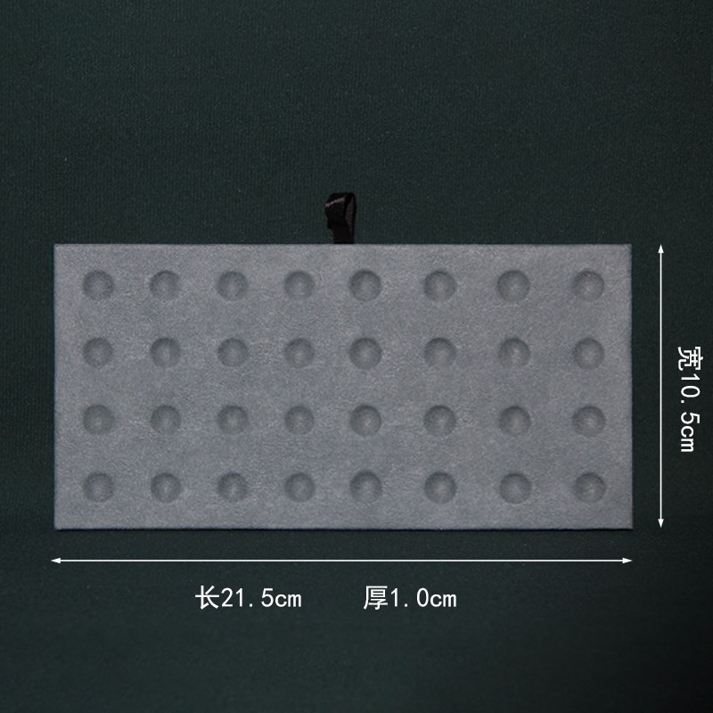 우드 그레인 베어 드릴-회색 둥근 구멍 패널