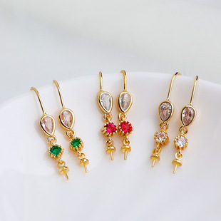 14K������ʯˮ�ζ��h ��������ж����� diy�ֹ���ñ���h����
