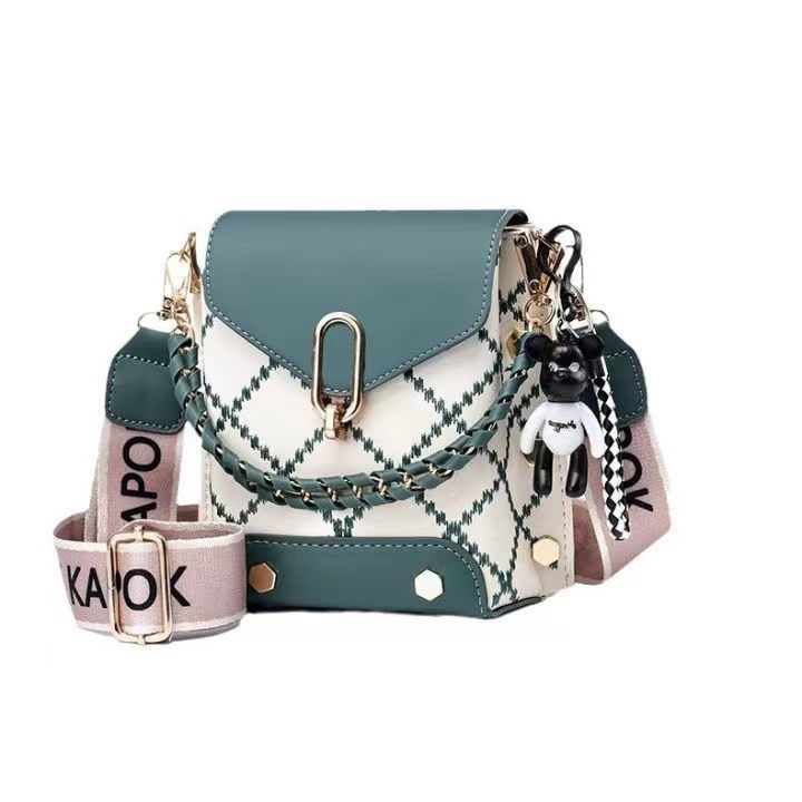 2024 Νέα Χαριτωμένη Γυναικεία Τσάντα για Κινητό με Ευέλικτο Ευρύ Λουράκι, Μονόχρωμο, Μικρή Τετράγωνη Τσάντα, Μοντέρνα_voghion.com