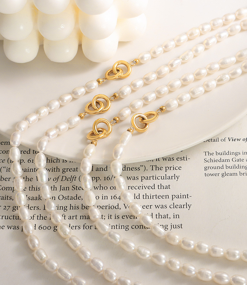 1 Piece Elegant Geometric Titanium Steel Necklace_colorza_3