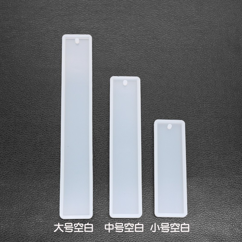 DIY cristal epoxi blanco marcador molde epoxi regla espejo joyería UV pegamento 3 tamaños