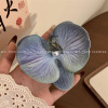 Advanced hair accessory, retro three dimensional hairgrip, high-quality style, french style, flowered