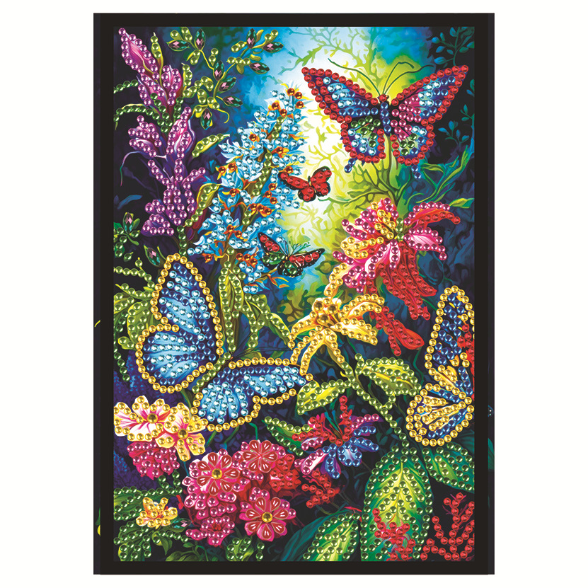 Transfronterizos nuevos dibujos de diamantes DIY hechos a mano unicornio dibujo de diamantes cuaderno dibujo de diamantes llenos de pintura de diamantes