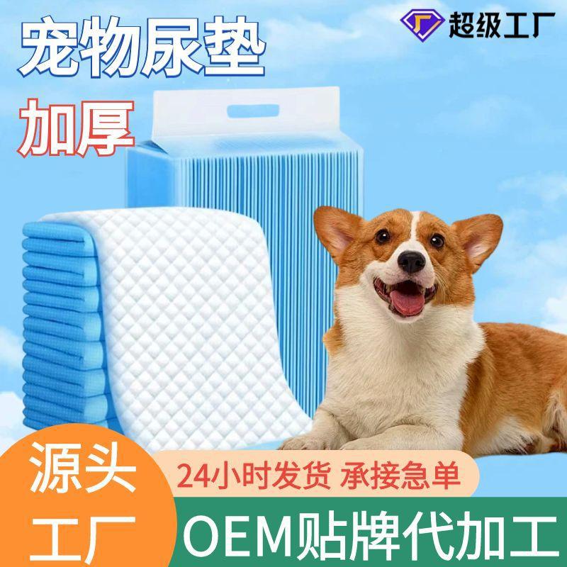 狗狗尿垫加厚除臭吸水尿片吸尿纸100片猫咪兔子尿不湿宠物隔尿垫