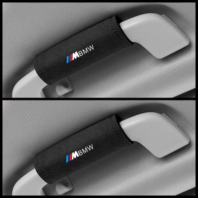 Collection, Sürətlər qutusu və əl tormozu başlıqları - bmw-m-standard-black-suede-pull-gloves-pair