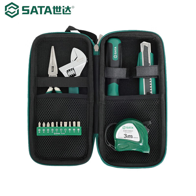SATA 06001A Kit de mantenimiento básico de 15 piezas