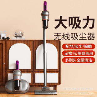 Cross-border new household mite remover vacuum cleaner large suction hand-held small three-in-one wireless dust remover