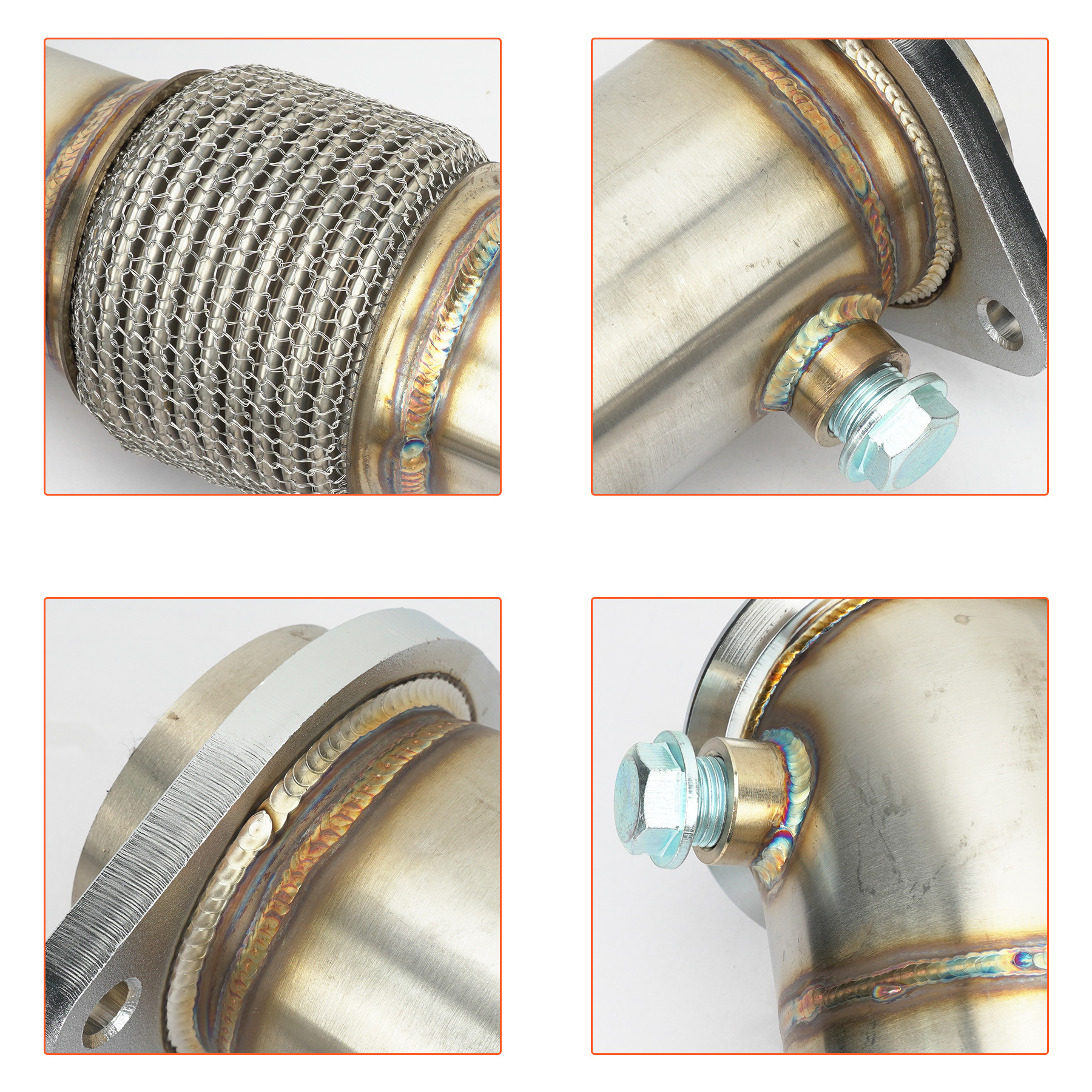 Car exhaust manifold is suitable for BMW S58 2020-2023 BMW M3 M4 G80 G82 G83
