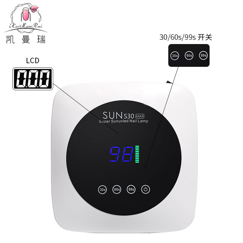 Lámpara de manicuras transfronteriza almacenamiento de energía luz de terapia de manicuras tienda de manicuras gel de manicuras horneador de uñas luz roja inteligente máquina de manicuras de inducción