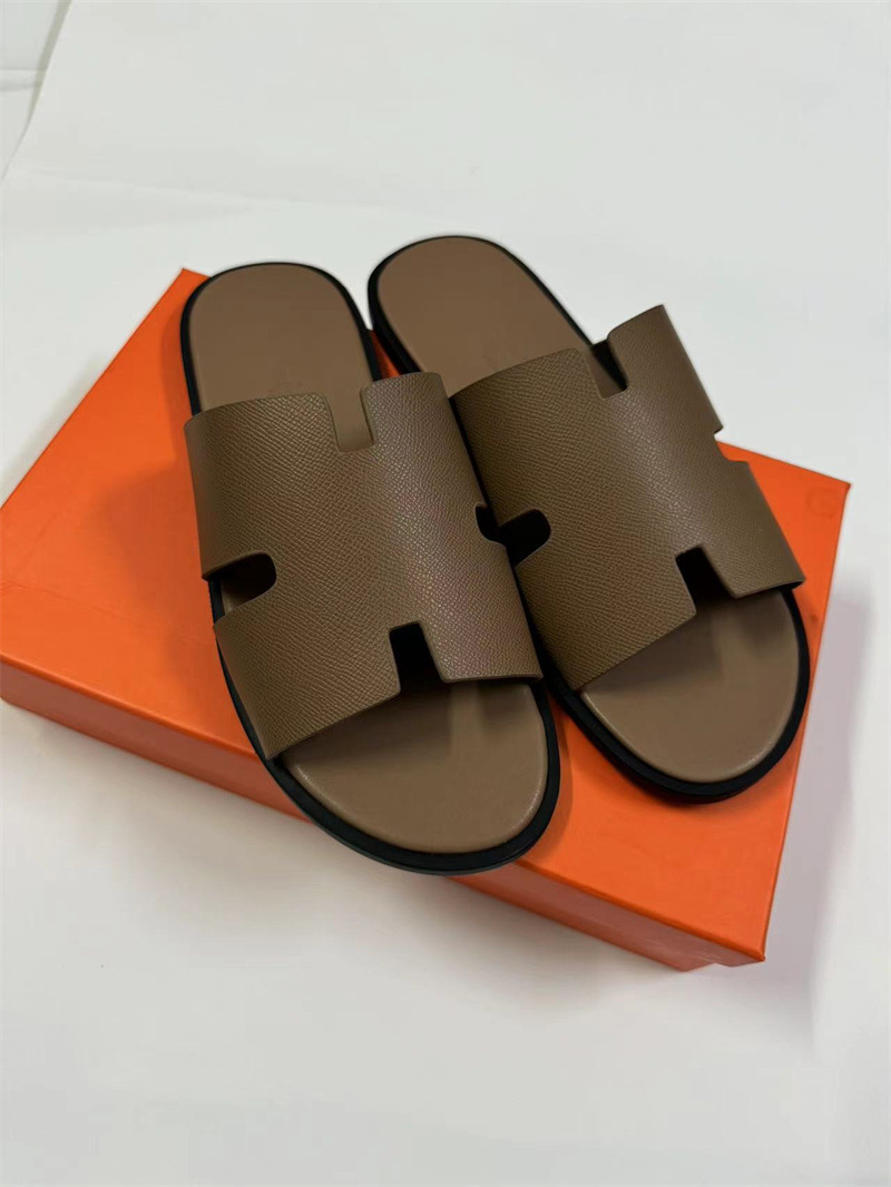 Medio Oriente e-commerce transfronterizo h zapatillas hombre sudeste asiático zapatos de cuero plano comercio exterior europeo y americano zapatos de playa de una sola zapatilla