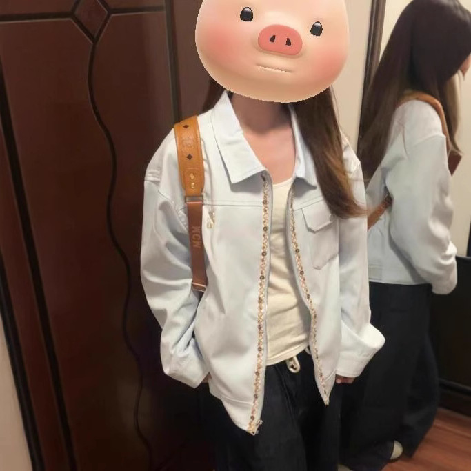 Early Spring American Style Jacket for Women, Spring and Autumn 2025 New Retro Trendy Brand Embroidered Unisex Internet Celebrity Jacket Top