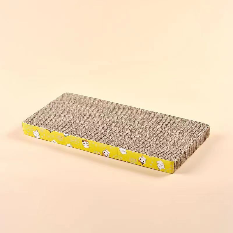 Junta de agarre de gato grande, placa recta de agarre de gato, nido de agarre de gato integral, papel corrugado, almohadilla de garra de gato resistente al desgaste, placa de agarre de gato