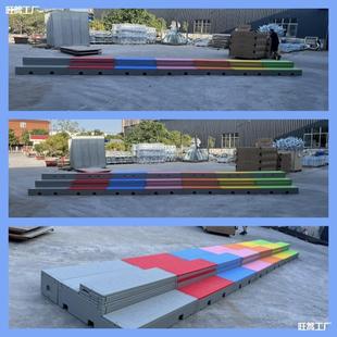 School plastic chorus platform flip folding mobile dance new step three-story school mobile PE music classroom