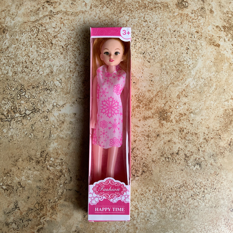 Comercio exterior transfronterizo solo embalaje independiente DIY Barbie muñeca caja de regalo Niña Juguete 1 yuan Premio puesto de empuje