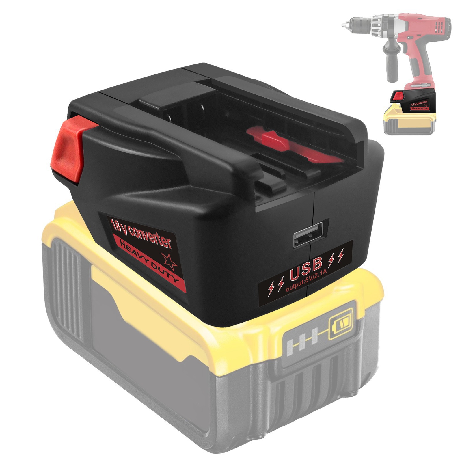 Adaptador de batería de cabello directo del fabricante es compatible con Dewei Mutian MiWatch 100 convertidores de baterías rotativas mutuas image 32