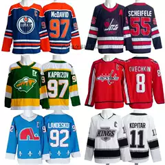 New Montreal Canadiens Hockey Training Jersey, Kings Hockey Shirt, Oilers Embroidered Jersey, LA Hockey Jersey