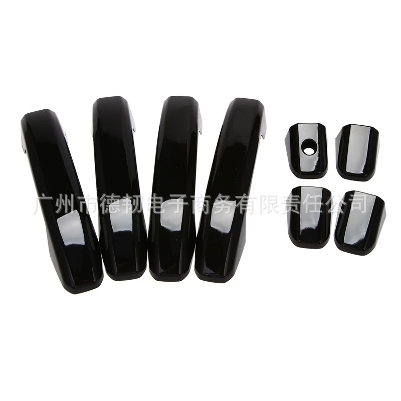 Suitable for 14-20 Silverado Surode bright black handle stickers GMC Sierra door handle decoration