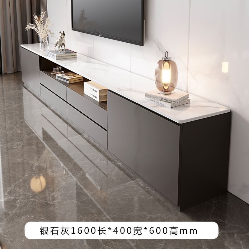 シンプルモダンなミニマリストフロアキャビネット無垢材スレートテレビキャビネット小さなアパートフロアテレビキャビネットハイリビングルームフロア|undefined
