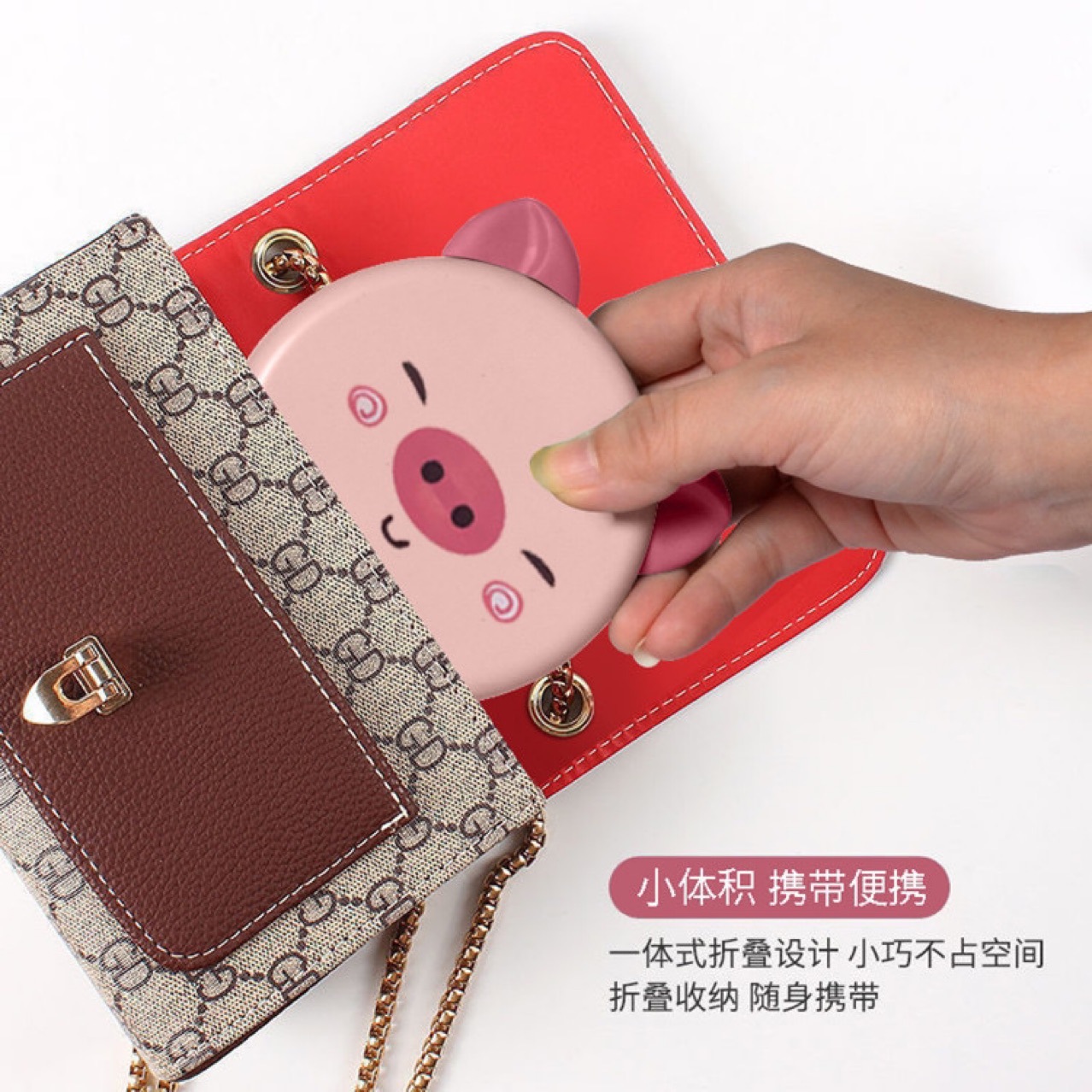 Cute estilo de dibujos animados soporte de teléfono móvil de escritorio conveniente para llevar soporte plegable soporte de teléfono móvil tablet