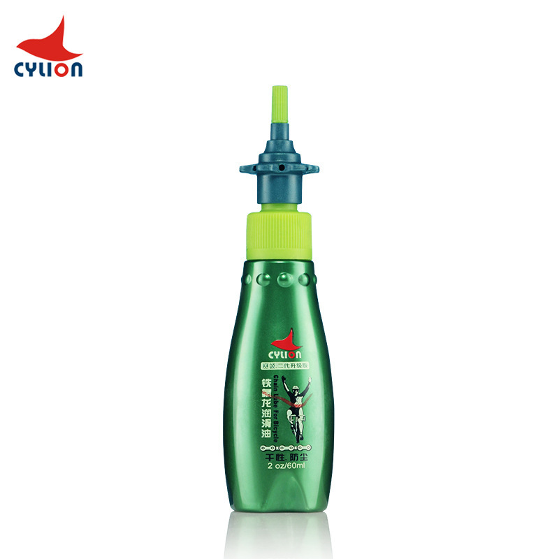 Cylion carrera collar bicicleta teflón cadena seca aceite lubricante 60ml montaña carretera bicicleta polvo anti-desgaste