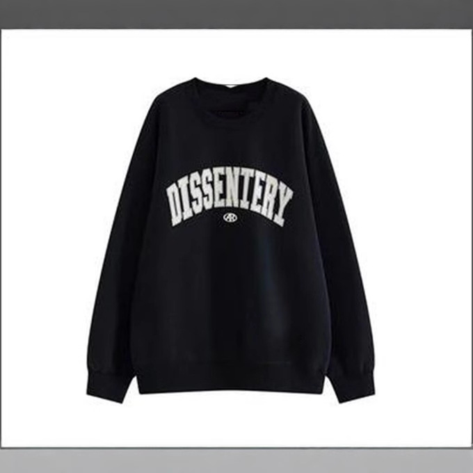 Sudadera fina para mujer, otoño 2025, nuevo estilo coreano, cuello redondo, estampado de letras, holgada, chaqueta informal para estudiantes, ropa de moda para mujer