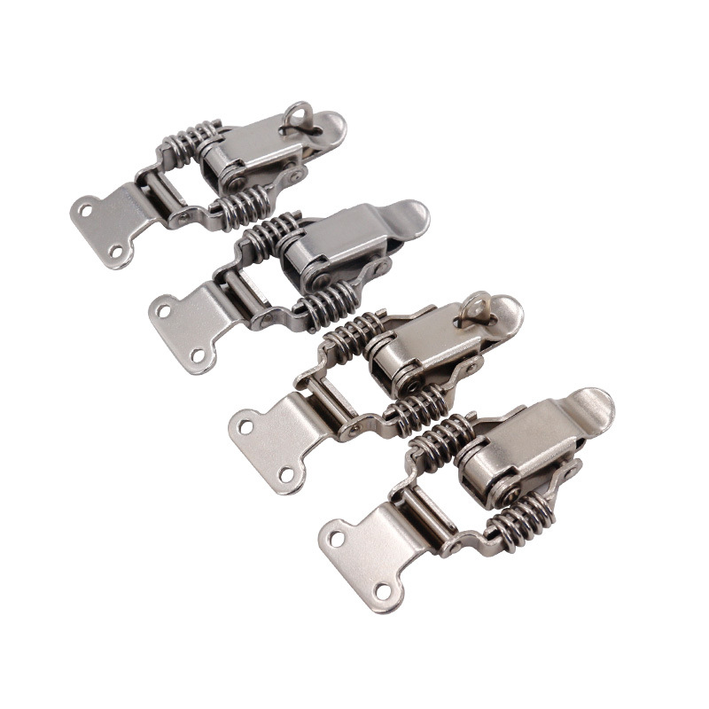 Cerrojo de Hebilla Industrial 109 A7 de Acero Inoxidable 304 Doble Resorte para Cajas Industriales