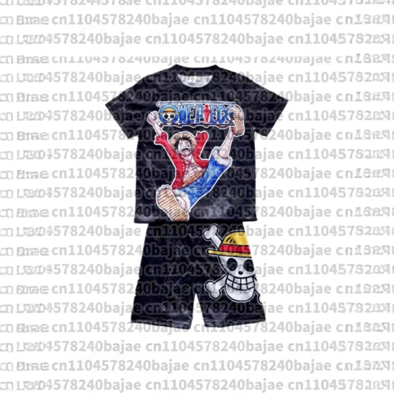 2026 Cross-Border Foreign Trade One Piece Men's and Women's Short-Sleeved Suits Digital Printed Sports Casual Suits Anime Tops 2026 Cross-Border Foreign Trade One Piece Men's and Women's Short-Sleeved Suits Digital Printed Sports Casual Suits Anime Tops