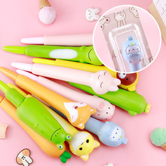 減壓筆軟綿綿網紅解壓筆創意中性筆可愛捏捏筆學生兒童獎勵小禮物