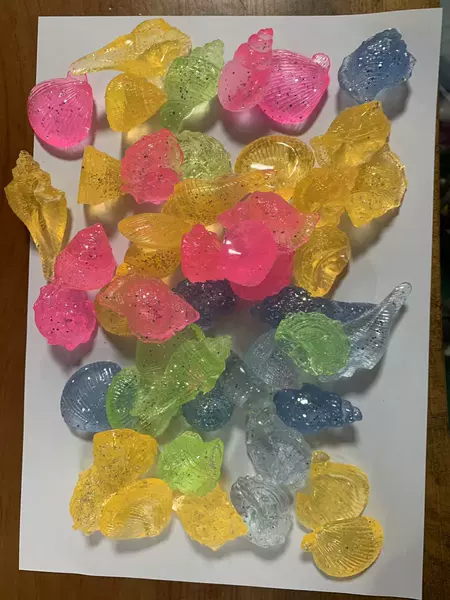 Gold powder conch series mixed hair