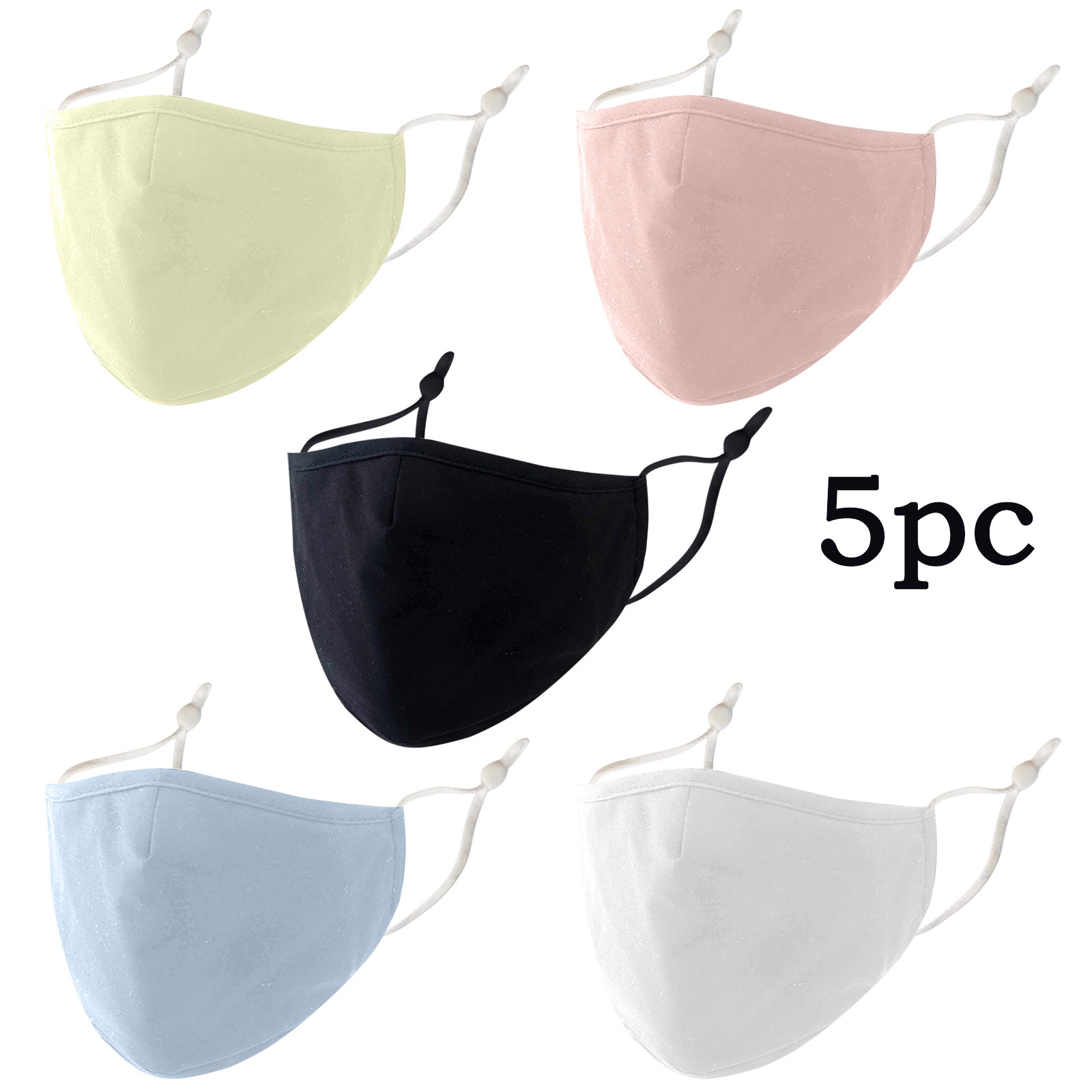 防晒口罩春夏季户外遮阳防紫外线透气女骑行挂耳式纯色多色口罩