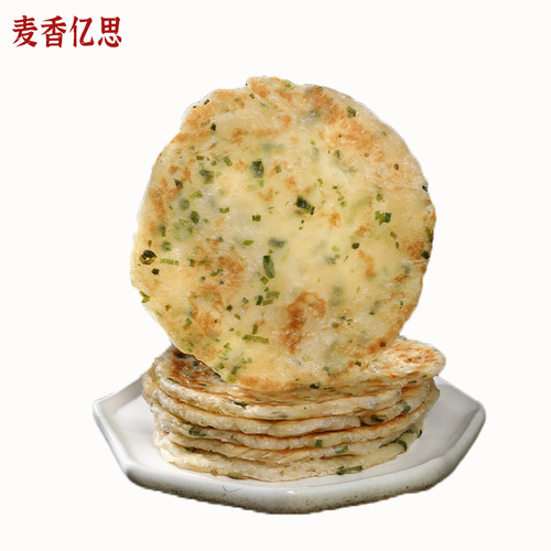 Old Shanghai scallion oil cake with Qingdao-style scallion oil and scallion fragrance, hand-held scallion cake 80g bucket, commercial use, Taiwan hand-held cake