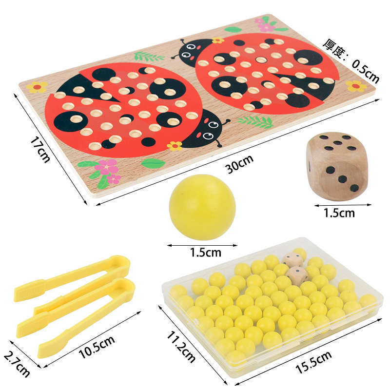 Cocktail Clamp para las marionetas   3-6 Años de concentración entrenamiento de pensamiento lógico puzzle padres-hijos juegos de mesa madera jugar image 6