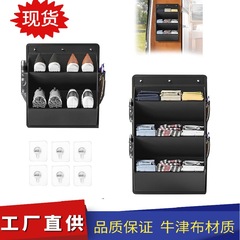 跨境门后收纳鞋袋房车壁挂式门上鞋子杂物整理收纳袋布艺收纳挂袋