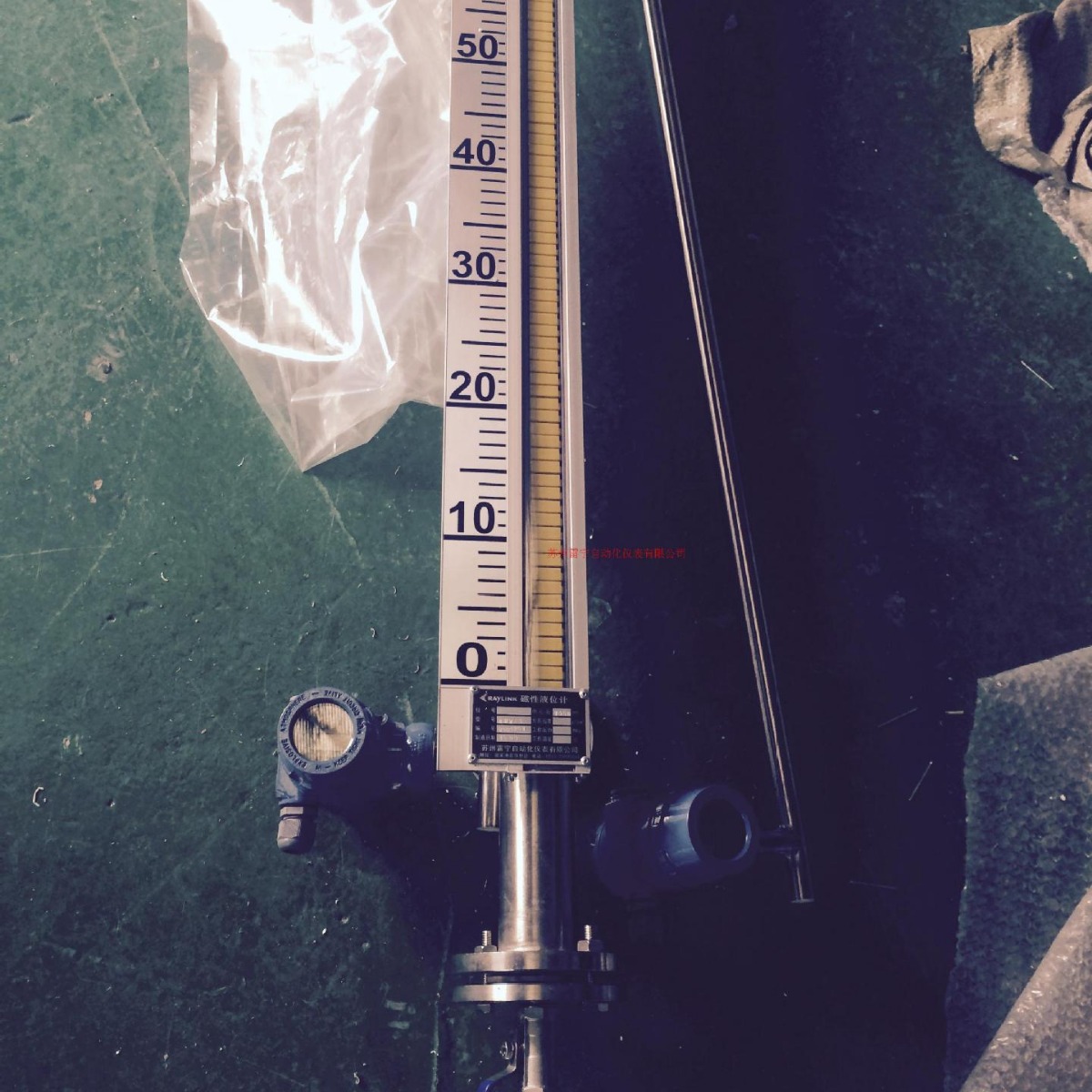 【诚信推荐】 UHZ-A 侧装磁翻板液位计 限位面板 黄黑翻珠