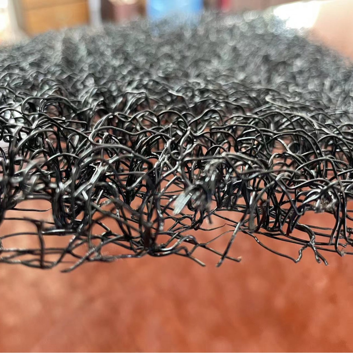 柔性生态水土保护毯 底部平面型 ,上部为三维开放结构.7220